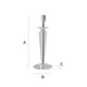 image 5 of ValueLights Modern Clear Genuine K9 Crystal Table Lamp Base