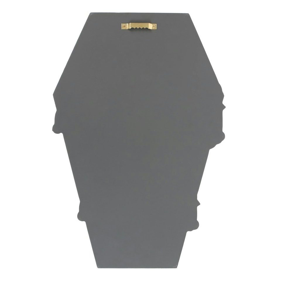 image 1 of Something Different The Creepier The Better Coffin Sign - Grey/White - One Size