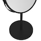 image 4 of Harbour Housewares Pedestal Mirror - 18.5cm x 34.5cm - Black | Black | Black
