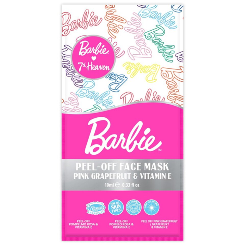 7th Heaven Barbie Peel Off Mask with Grapefruit & Vitamin E