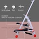 image 7 of HOMCOM Foldable Stepper Adjustable Step Machine with Handlebar LCD Display, White