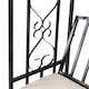 image 5 of Outsunny Garden Arbor Arch Metal Bench Padded Seat Outdoor Decoration Patio