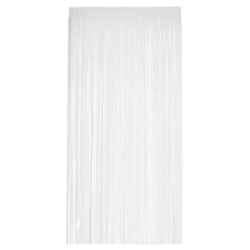 White Plastic Door Curtain Backdrop 1.9m x 99cm White
