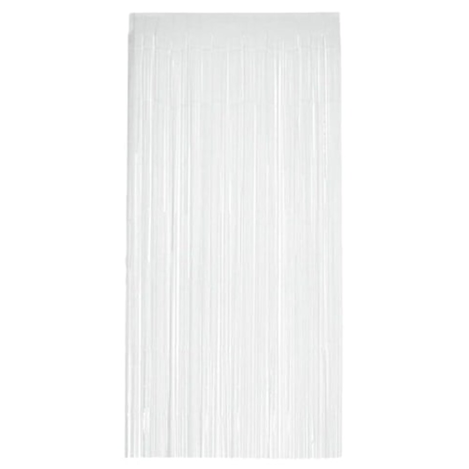 White Plastic Door Curtain Backdrop 1.9m x 99cm White