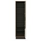 image 2 of Brolo Tall Glazed Display Cabinet (RH) With the Walnut and Dark Panel Finish