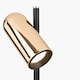 image 5 of Black and Rose Gold Metal LED Table Lamp | Black | Black | 1