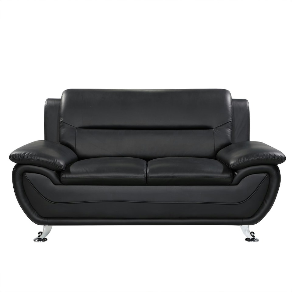 image 1 of Dexter 2 Seat Sofa - Black