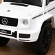 image 8 of HOMCOM Benz G350 Kids Ride on Sliding Car w/ Under Seat Storage No Power White