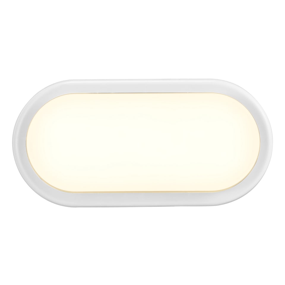 image 1 of Nordlux Cuba Outdoor Wall Light White Plastic Sensor Intergrated LED  Ceiling or Wall Mounting - Mains Powered, IP54