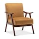 image 1 of Velvet Gold Selma Accent Chair