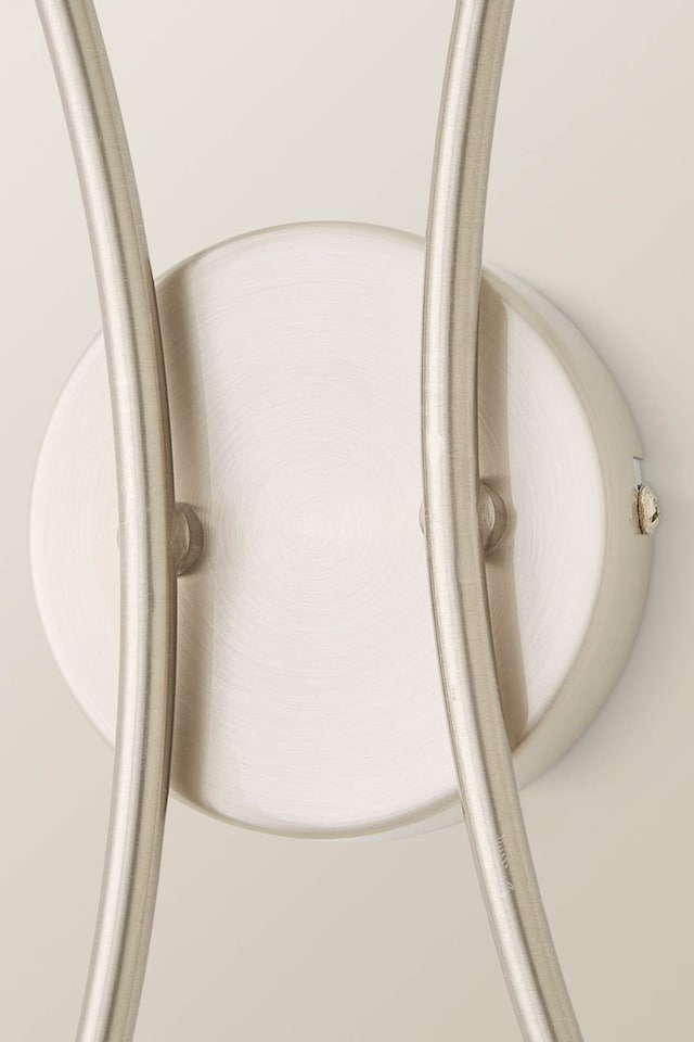image 1 of ValueLights Maya Pair Brushed Chrome 2 Arm Wall Light | Chrome
