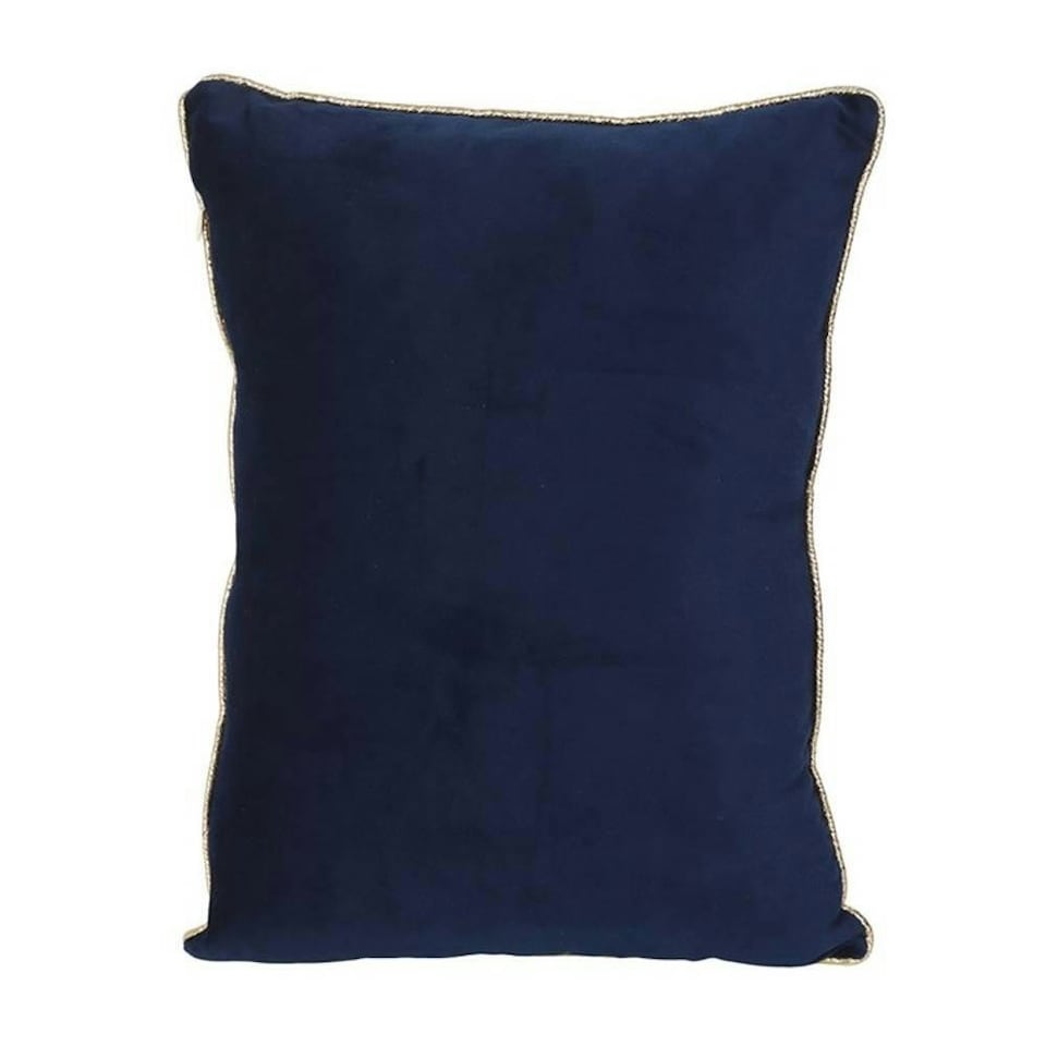 image 1 of Something Different King of the Sofa Playing Card Cushion - White/Dark Blue - One Size