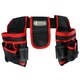 image 6 of SPARES2GO 20 Pocket Double Tool Belt Heavy Duty Joiners Carpenter Builders Nails Pouch