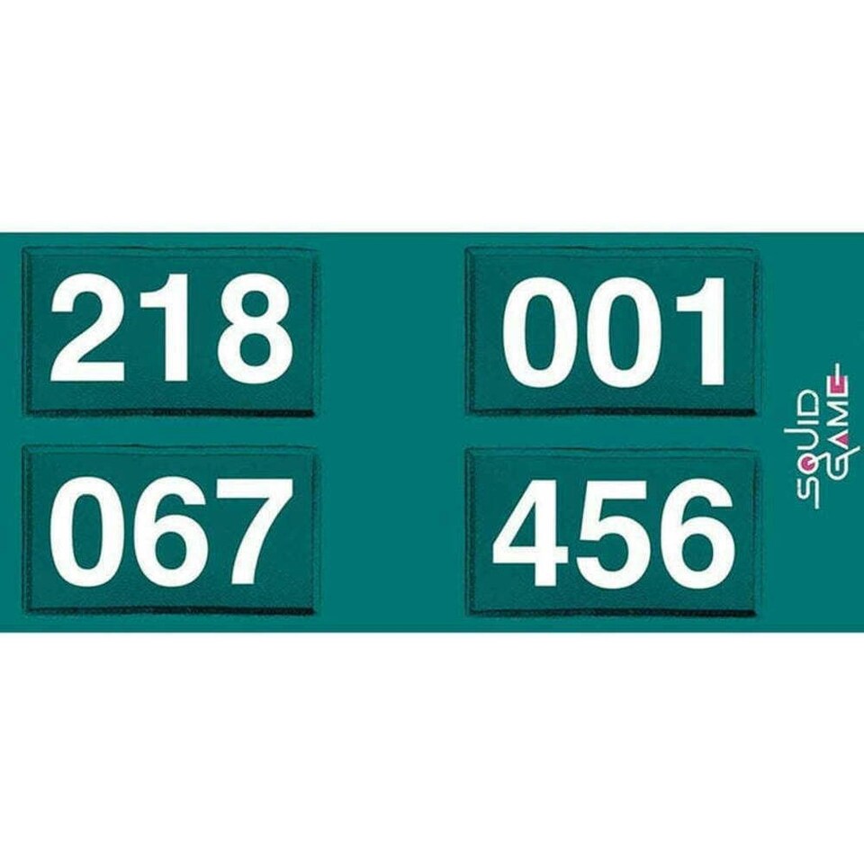 image 1 of Squid Game Numbers Mug - White - One Size