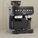 image 7 of HOMCOM Espresso Machine, Bean Grinder & Steam Wand, 15 Bar Pressure, Black