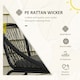 image 4 of Outsunny 3 Piece Garden Furniture Set, Bistro Set withChairs&1 Table