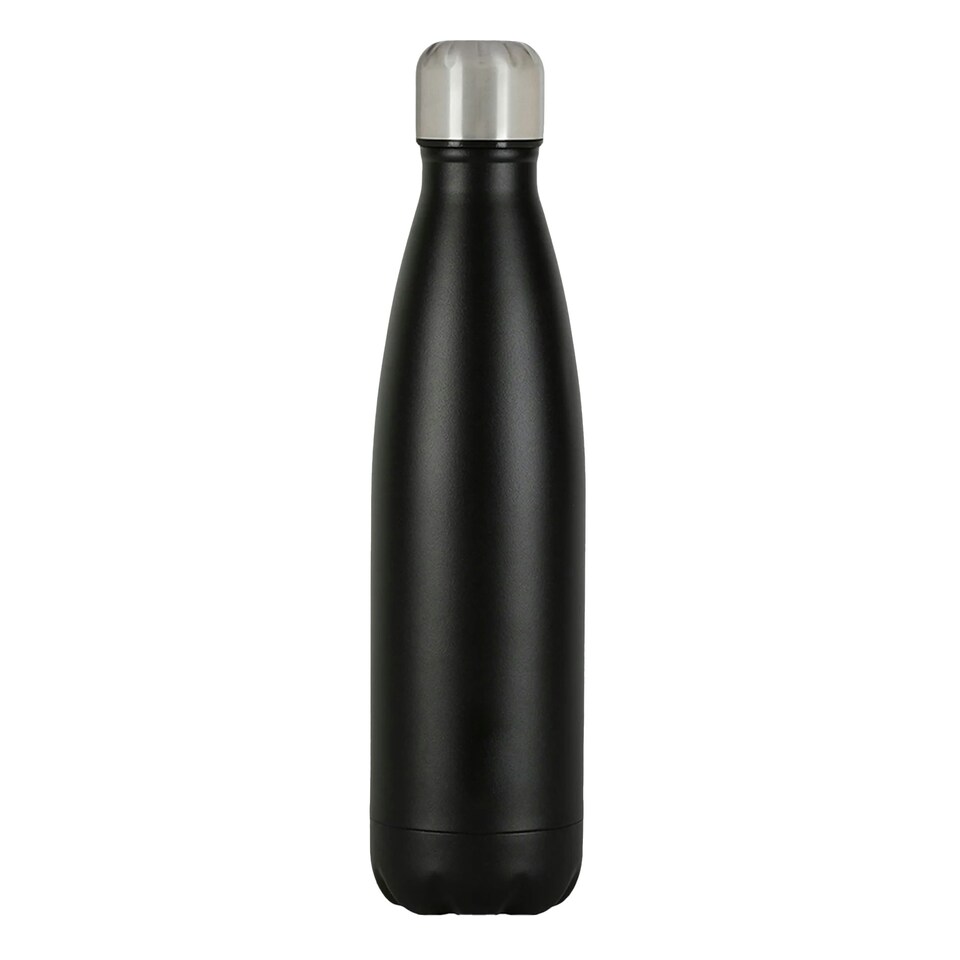 image 1 of Bullet Cove Stainless Steel Water Bottle - Black/Silver - One Size