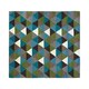 image 1 of Interiors by Premier Multicoloured Large Geometric Rug, Hand Tufted Cotton Wool Blend Area Rug, Colourful Patterned Rug Multi