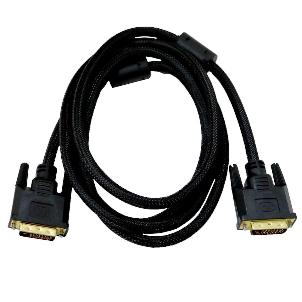 image 1 of 2m DVI Male to Male Dual Link Gold Cable Lead