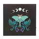 image 2 of Something Different Canvas Luna Moth Light Up Canvas - Black/Blue/White - One Size