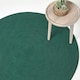 image 1 of Homescapes Forest Green Handmade Woven Braided Round Rug - 150 cm | Green | Forest Green