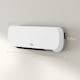 image 7 of HOMCOM Wall Mounted Electric Heater with Timer Overheat Protection White