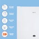 image 3 of Igenix IG3711 Counter Top Fridge with Lock, 41 Litre, White