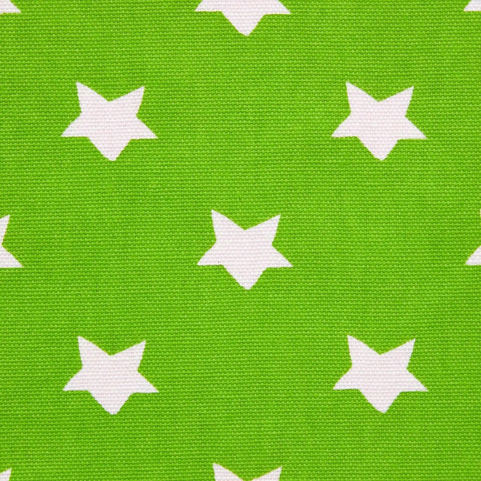 image 1 of Homescapes Orange and Green Stars Cotton Apron