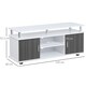 image 7 of HOMCOM TV Cabinet Stand Entertainment Center Media Console Storage Grey, White