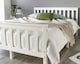 image 3 of Atlantic Bed Frame in White, size Double
