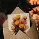 image 3 of Tulip Bouquet Modern Floral Abstract Painting Birthday Greeting Card