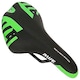 image 1 of AWE Adult Unisex MTB/Race Bike Green/Black Gel Saddle With Steel Rails