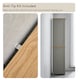 image 4 of Bath Vida Priano 1 Door 2 Shelf Tall Bathroom Cabient, Grey & Oak