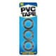 image 2 of Black PVC Tape 3 x 18mm x 15m (3 Pack)