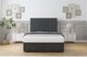 image 1 of Sloomy Kingsley Graphite Dumfries Ottoman Bed Base With 26" Strutted Headboard 3' Single | Grey | Graphite | Single | 1