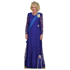 Camilla The Queen Consort with Crown Lifesize Cardboard Cutout 176cm