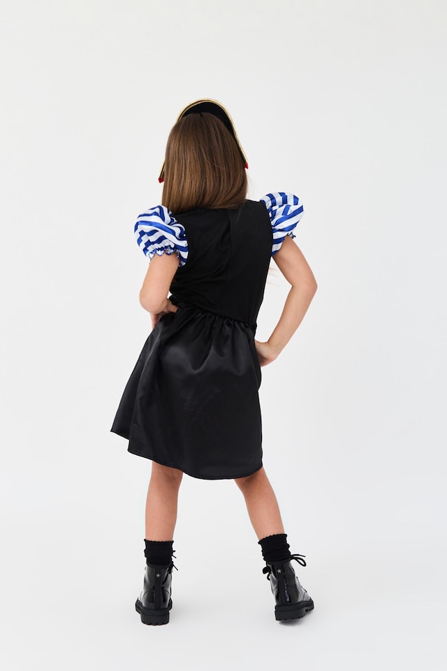 image 1 of Fearsome Pirate Girl Kids Costume - World Book Day, Dress-Up, and Role Play - Ages 3-10 | Multi | Multicoloured | 6-8 years