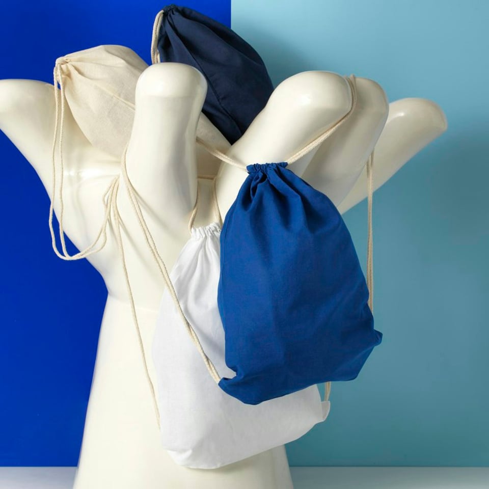 image 1 of Bullet Oregon Cotton Premium Rucksack - Royal Blue - 44 x 32 cm