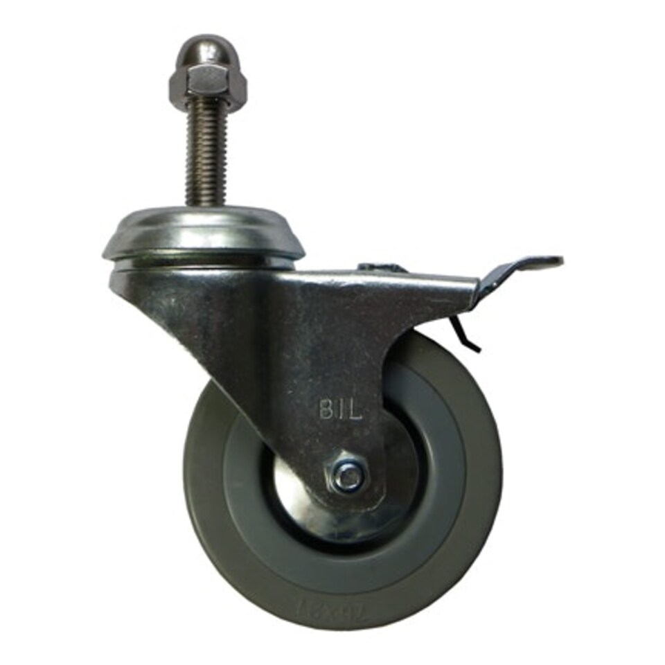 Plastica Braked 3in Castor - Type 1