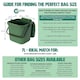 image 3 of The Caddy Company 7 Litre Compostable Food Waste Bin Bags - 10 Rolls