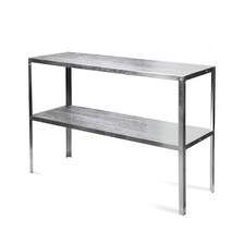 Lacewing 2 Tier Essential Greenhouse Garden Staging Galvanised Steel Shelving Silver 118cm | Silver | Silver | 1