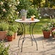 image 4 of 60cm Round Mosaic Ceramic Garden Bistro Table | Multi | Terracotta Mosaic | 1