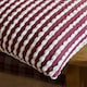 image 3 of Catherine Lansfield Stab Stitch 43x43cm Cushion Plum Purple | Plum