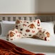 image 2 of OHS Autumnal Pumpkin Gonk Novelty Support Bed Reading Pillow Cuddle Cushion Cream | Natural | 65 x 40cm