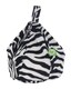 image 2 of Bean Lazy Furry Zebra Tablet eReader and Book Mini Bean Bag