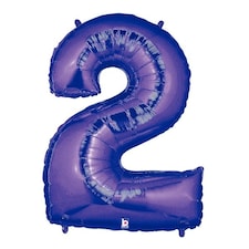 Betallic Megaloon 2 Glitz Foil Balloon - Purple - One Size