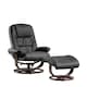 image 1 of Burdell Swivel Recliner Black