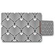 image 2 of Black Geometric Decoration (Placemat & Coaster Set)