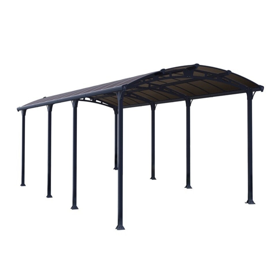 image 1 of Arcadia Carport 8500 - Polycarbonate - L863 x W359 x H242 cm - Grey Grey