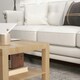image 8 of HOMCOM Coffee Table with Storage Shelf, Rectangular Centre Table, Natural 